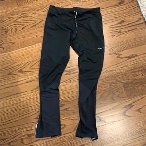 Nike running zip bottom legging